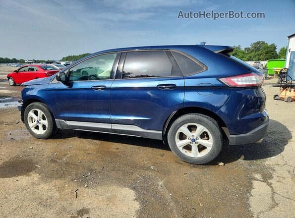 2FMPK3G98HBC47495 2017 FORD EDGE Blue Trasero izquierdo