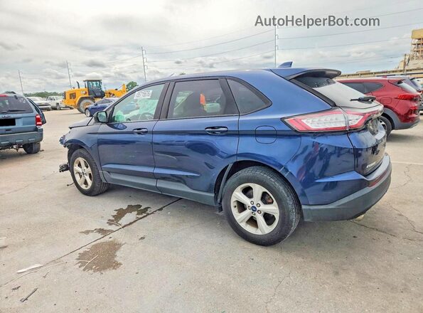 2FMPK3G98HBC56035 2017 FORD EDGE Blue Задня ліва чверть