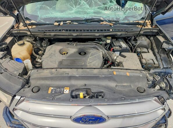 2FMPK3G98HBC56035 2017 FORD EDGE Blue Вид підкапотного простору