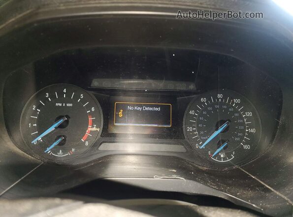 2FMPK3G99GBB00679 2016 FORD EDGE Black Widok zestawu wskaźników