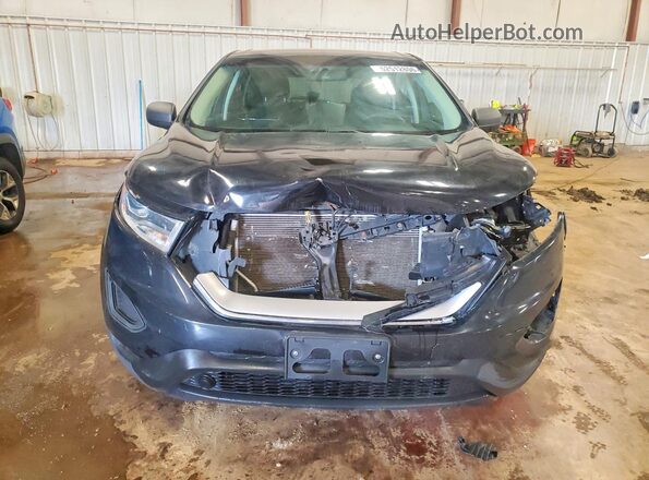 2FMPK3G99GBB00679 2016 FORD EDGE Black Widok z przodu