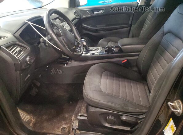 2FMPK3G99GBB00679 2016 FORD EDGE Black Widok wnętrza z przodu