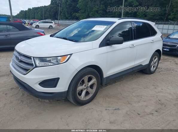 2FMPK3G99HBB34042 2017 FORD EDGE Белый Передняя левая четверть