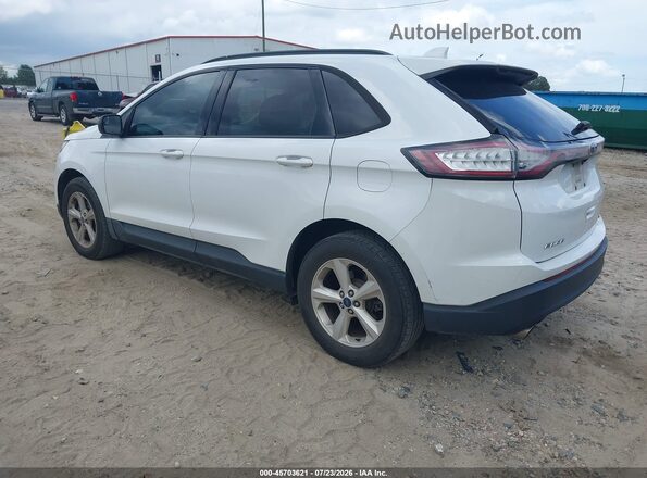 2FMPK3G99HBB34042 2017 FORD EDGE Белый Задняя левая четверть