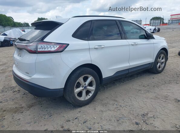 2FMPK3G99HBB34042 2017 FORD EDGE Белый Задняя правая четверть