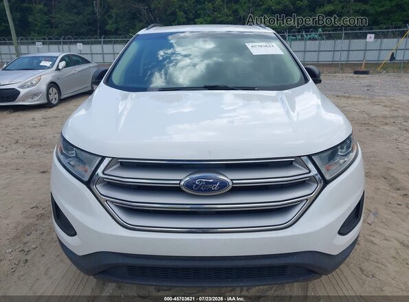2FMPK3G99HBB34042 2017 FORD EDGE Белый Вид спереди