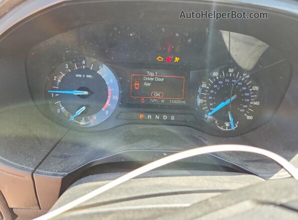 2FMPK3G99JBC54039 2018 FORD EDGE Серый Вид щитка приборов