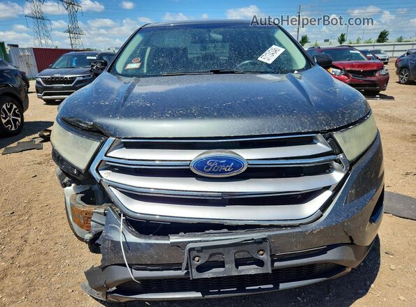 2FMPK3G99JBC54039 2018 FORD EDGE Серый Вид спереди