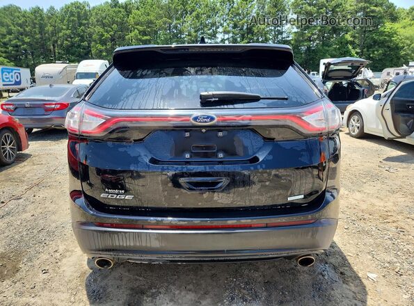 2FMPK3G9XGBB70661 2016 FORD EDGE Black უკანა ხედი