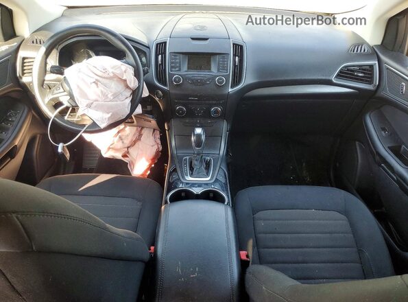2FMPK3G9XHBC43674 2017 FORD EDGE Silver Вид панелі приладів