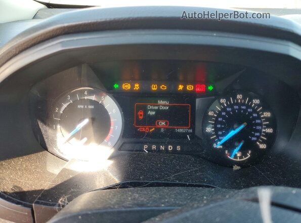 2FMPK3G9XHBC43674 2017 FORD EDGE Silver Вид щитка приладів