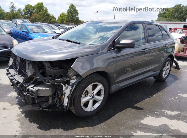 2FMPK3G9XHBC51242 2017 FORD EDGE Gray Przód lewy