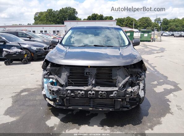 2FMPK3G9XHBC51242 2017 FORD EDGE Gray Widok wnętrza z tyłu