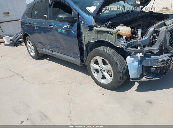 2FMPK3G9XJBB51888 2018 FORD EDGE Blue წინა ხედი