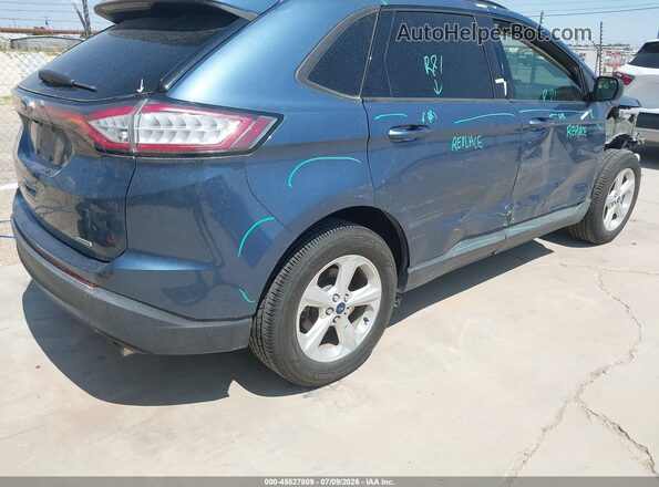 2FMPK3G9XJBB51888 2018 FORD EDGE Blue უკანა მარჯვენა