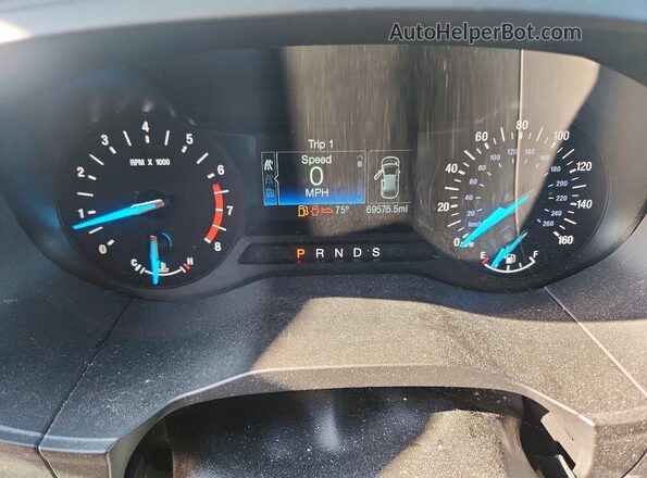 2FMPK3G9XLBB03410 2020 FORD EDGE Серый Вид щитка приборов