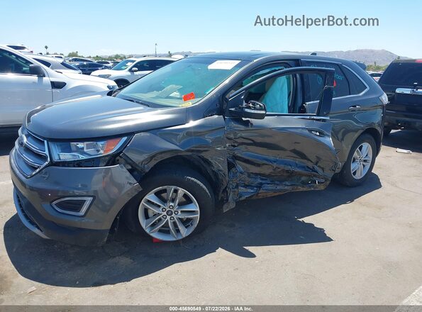 2FMPK3J80HBB79936 2017 FORD EDGE Gray Դիմացի տեսք