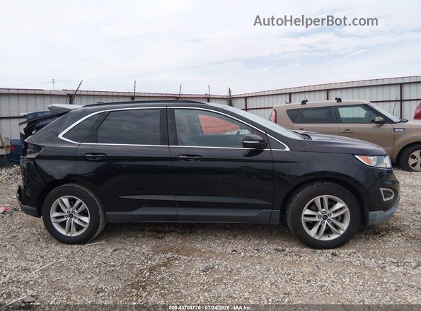 2FMPK3J80HBB96624 2017 FORD EDGE Black Rear interior view