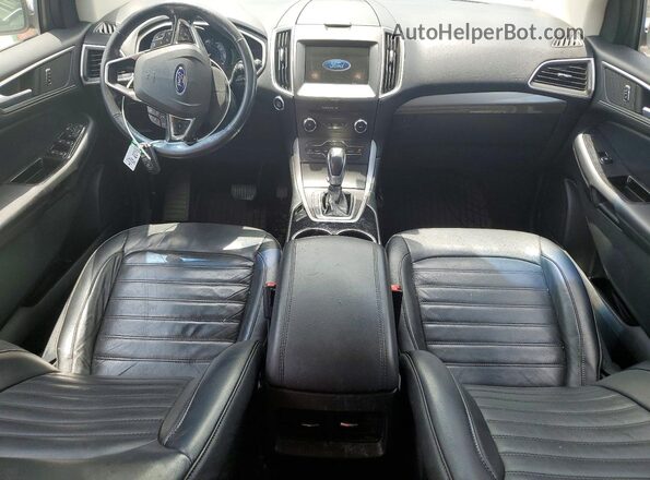 2FMPK3J82HBB94941 2017 FORD EDGE Silver წინა პანელის ხედი