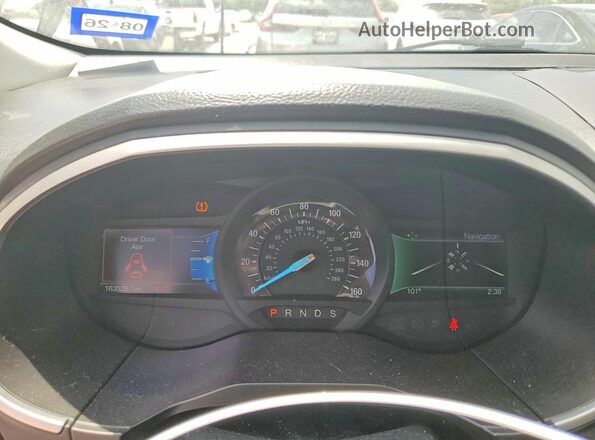 2FMPK3J82HBB94941 2017 FORD EDGE Silver ხელსაწყოთა პანელის ხედი