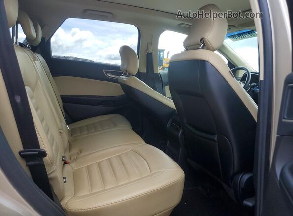 2FMPK3J82HBC34886 2017 FORD EDGE Золотой Вид задних сидений