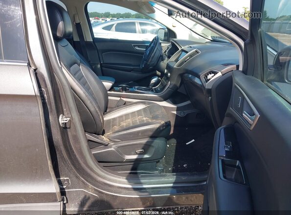 2FMPK3J83GBB02685 2016 FORD EDGE Серебряный Вид салона спереди