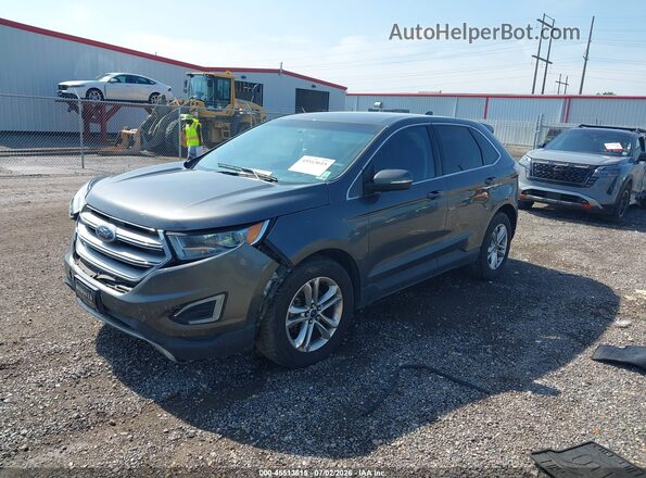 2FMPK3J83GBB02685 2016 FORD EDGE Серебряный Передняя левая четверть