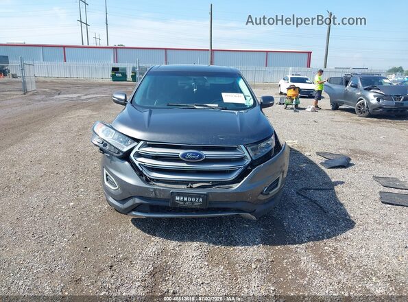 2FMPK3J83GBB02685 2016 FORD EDGE Серебряный Вид панели приборов