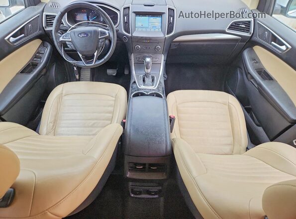 2FMPK3J83GBC37830 2016 FORD EDGE White წინა პანელის ხედი