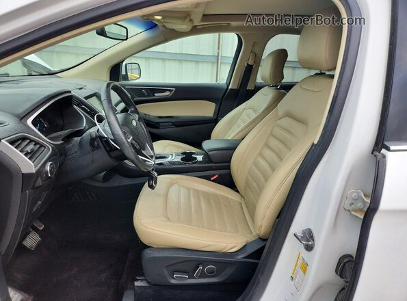 2FMPK3J83GBC37830 2016 FORD EDGE White წინა სალონის ხედი