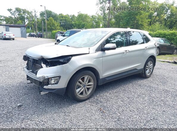 2FMPK3J83JBB80245 2018 FORD EDGE Silver Передня ліва чверть