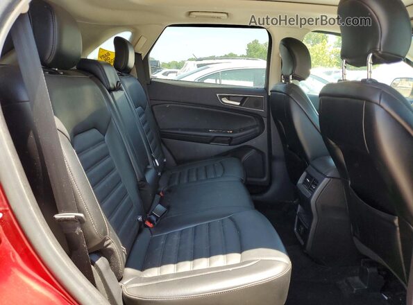 2FMPK3J84HBB15494 2017 FORD EDGE Burgundy Vista interior trasera