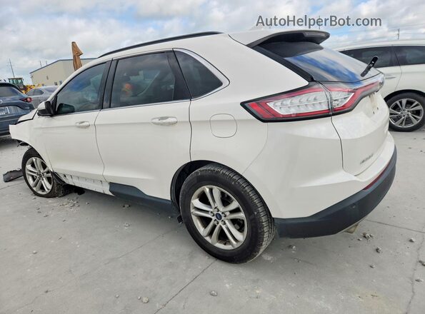 2FMPK3J84HBC63175 2017 FORD EDGE White Trasero izquierdo