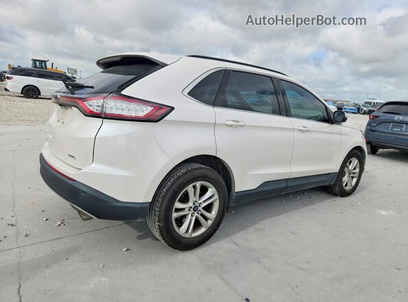 2FMPK3J84HBC63175 2017 FORD EDGE White Trasero derecho
