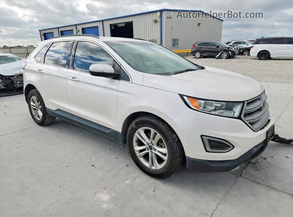 2FMPK3J84HBC63175 2017 FORD EDGE White Delantero derecho