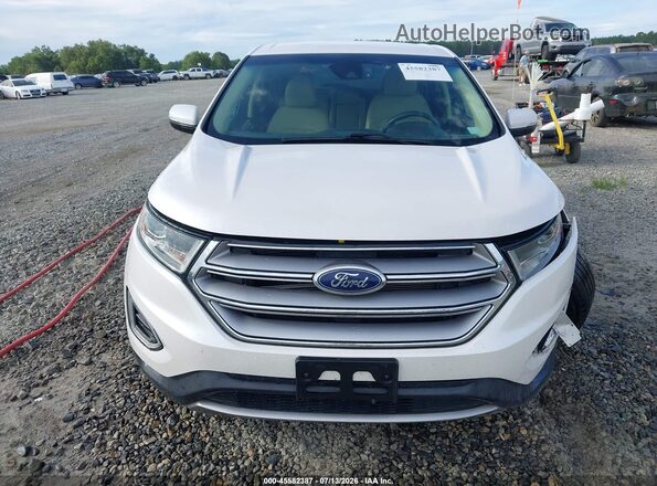 2FMPK3J84JBB11967 2018 FORD EDGE White Սարքավորումների վահանակի տեսք