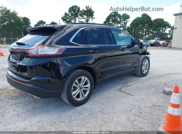 2FMPK3J85HBB77874 2017 FORD EDGE Черный Задняя правая четверть