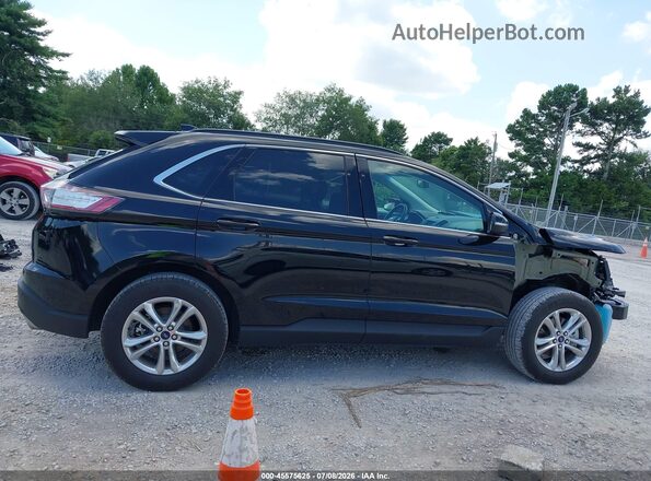 2FMPK3J85HBB77874 2017 FORD EDGE Черный Панорамный вид салона 360°