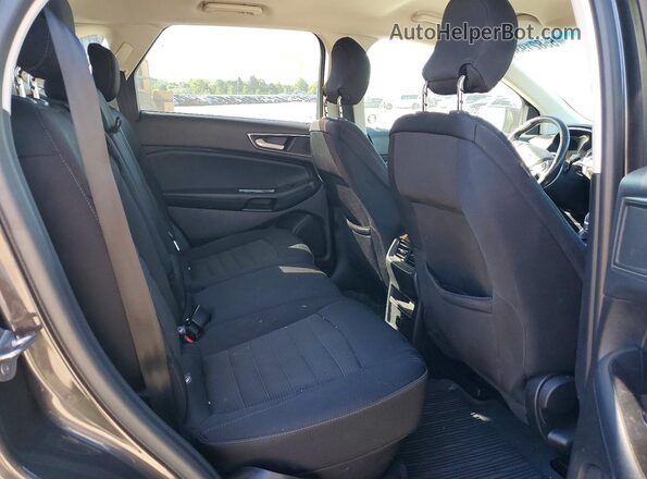 2FMPK3J85HBB92584 2017 FORD EDGE Black Вид задньої частини салону