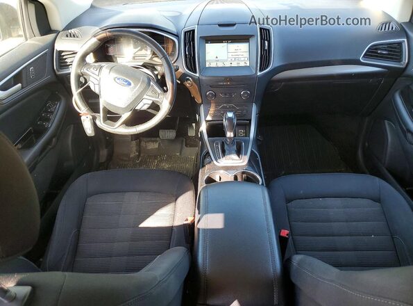 2FMPK3J85HBB92584 2017 FORD EDGE Black Вид панелі приладів