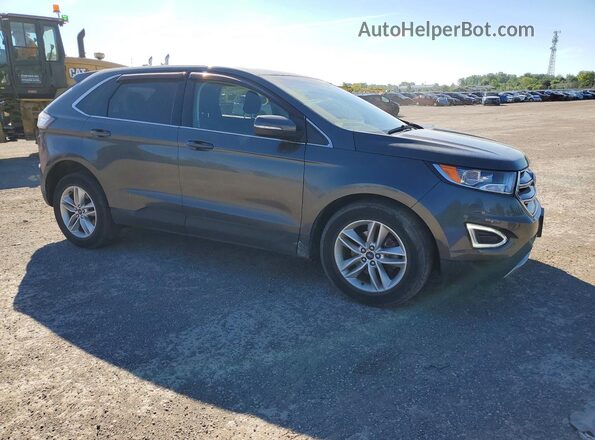 2FMPK3J85HBB92584 2017 FORD EDGE Black Передня права чверть