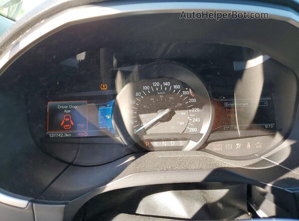 2FMPK3J85HBB92584 2017 FORD EDGE Black Вид щитка приладів
