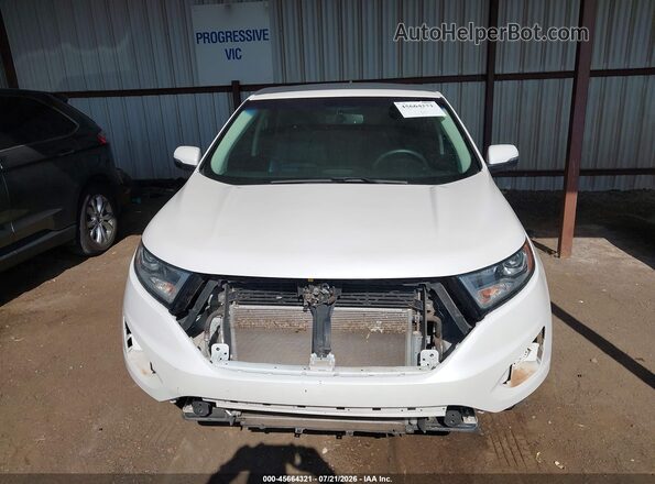 2FMPK3J85HBC54629 2017 FORD EDGE Black Rear interior view