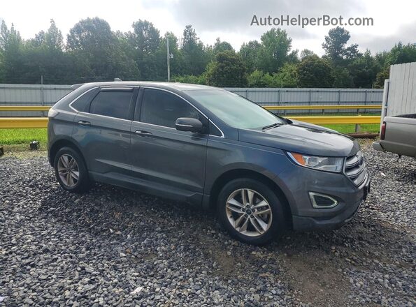 2FMPK3J86HBB25489 2017 FORD EDGE Gray Delantero derecho