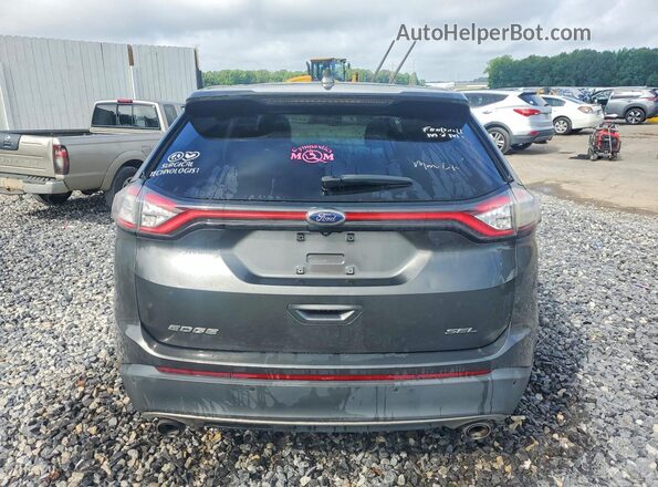 2FMPK3J86HBB25489 2017 FORD EDGE Gray Vista trasera