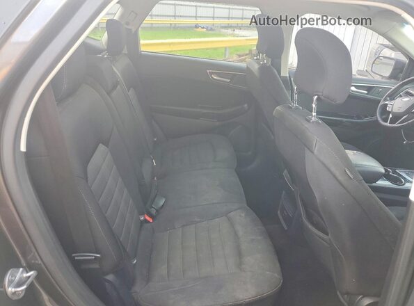 2FMPK3J86HBB25489 2017 FORD EDGE Gray Vista de los asientos traseros