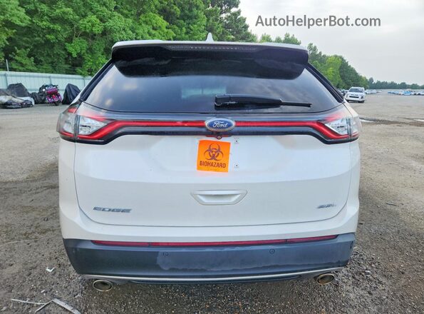 2FMPK3J86HBC07481 2017 FORD EDGE White უკანა ხედი
