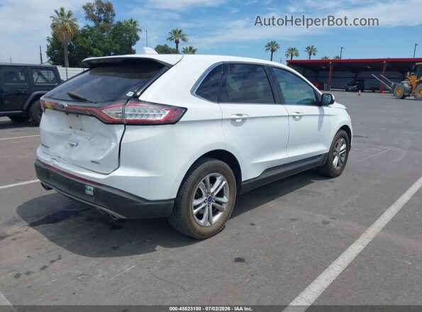 2FMPK3J87GBC07181 2016 FORD EDGE White Trasero derecho