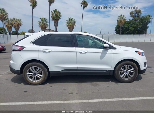 2FMPK3J87GBC07181 2016 FORD EDGE White Vista interior trasera
