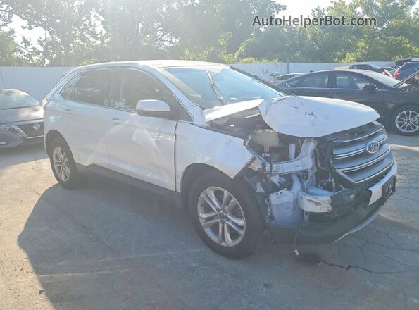 2FMPK3J87JBB77963 2018 FORD EDGE White Передня права чверть